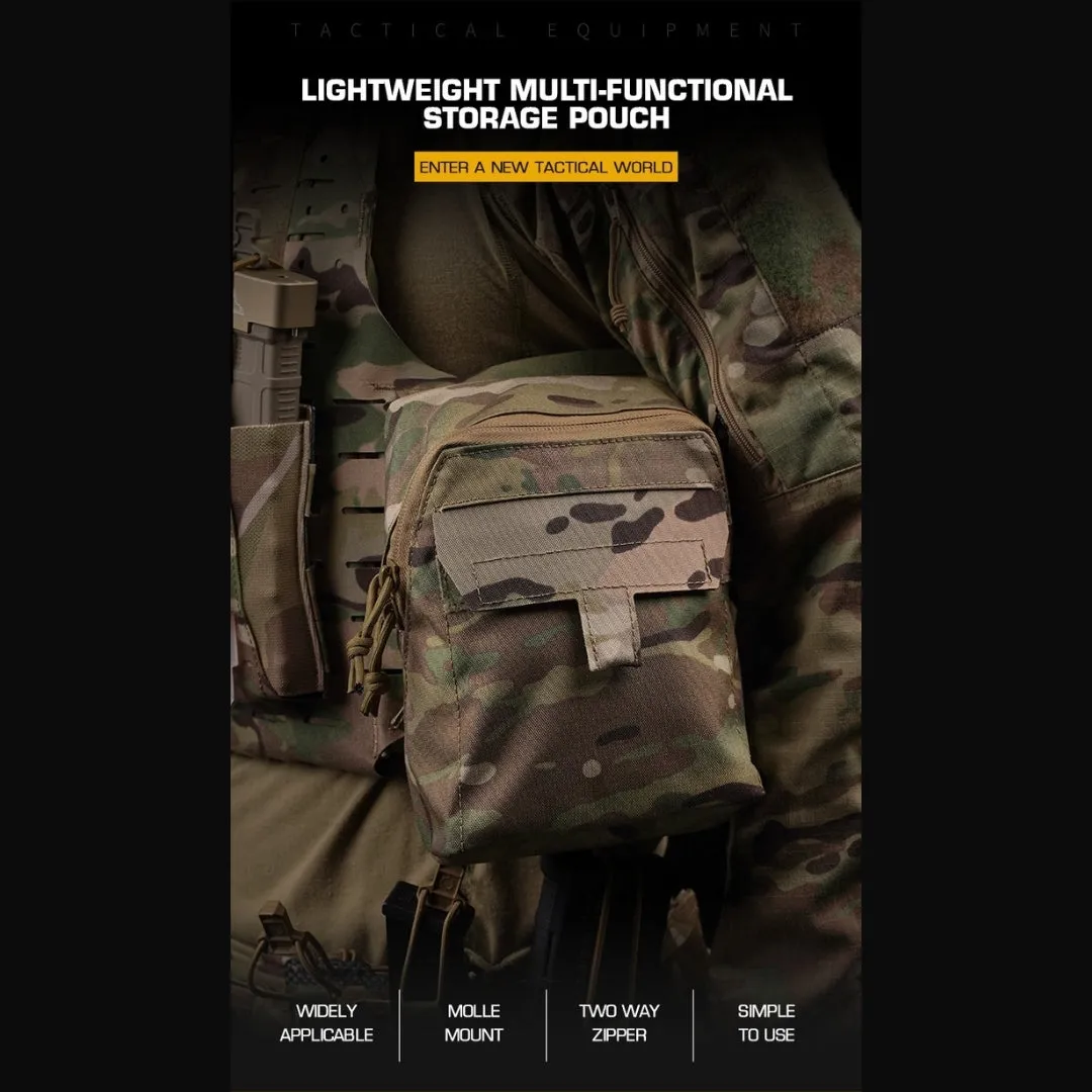 WST Multifunctional Molle Pouch GP with Zipper - Coyote
