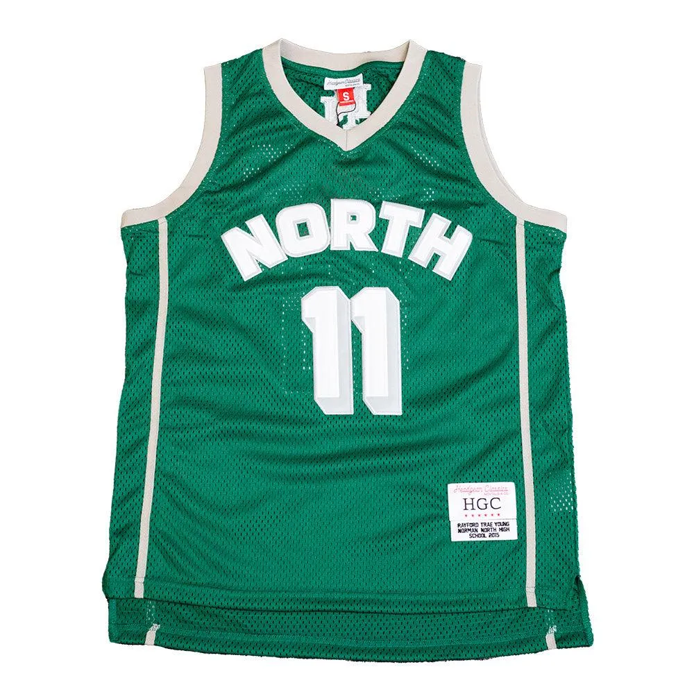 YOUTH TRAE YOUNG HIGH SCHOOL BASKETBALL JERSEY (GREEN)